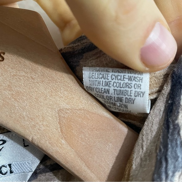 Gabicci Shirt Men’s Large Short Sleeve Button Up All Over Multicolor Abstract - Picture 3 of 8